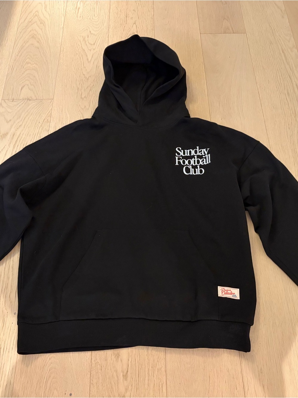 Peace Collective Sunday Football Club Black Hoodie